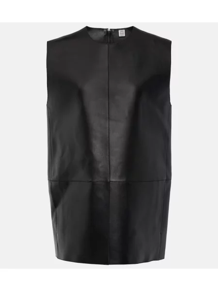 Top Toteme din piele negru