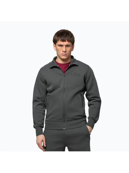 Кофта Pitbull Sampson Zip grey/green сірий