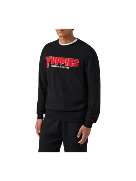 Sweter Mc2 Saint Barth wełniany czarny