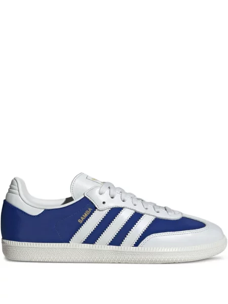 Sneakerși Adidas Samba cu dungi alb