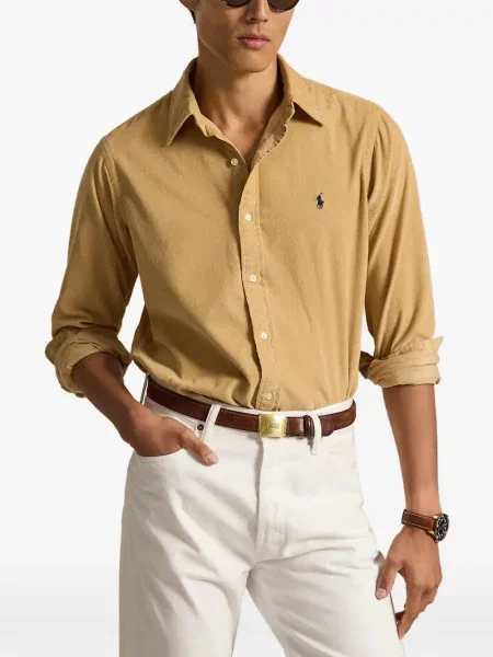 Polo majica Polo Ralph Lauren s vezom keper karirana plava