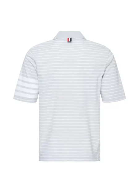 Tricou polo Thom Browne gri