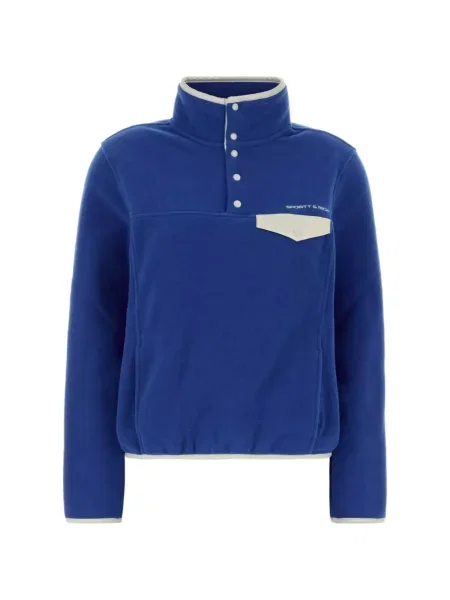 Hanorac Sporty & Rich cu imagine albastru