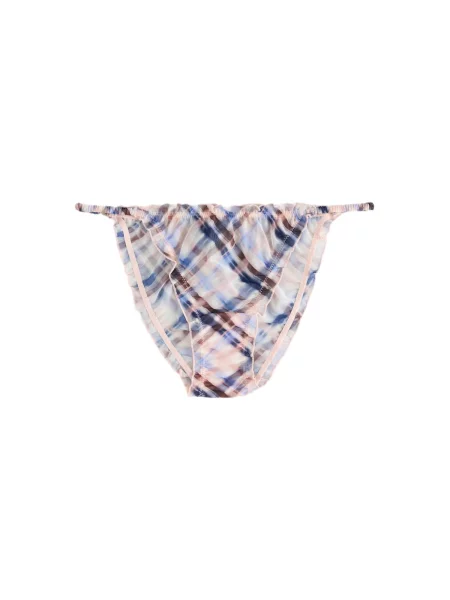 Next Slip ecru / bleumarin / maro roz