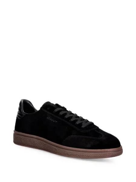 Sneakerși Gant din piele de căprioară negru