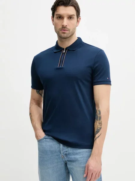 Tommy Hilfiger μπλουζάκι πόλο μπλε