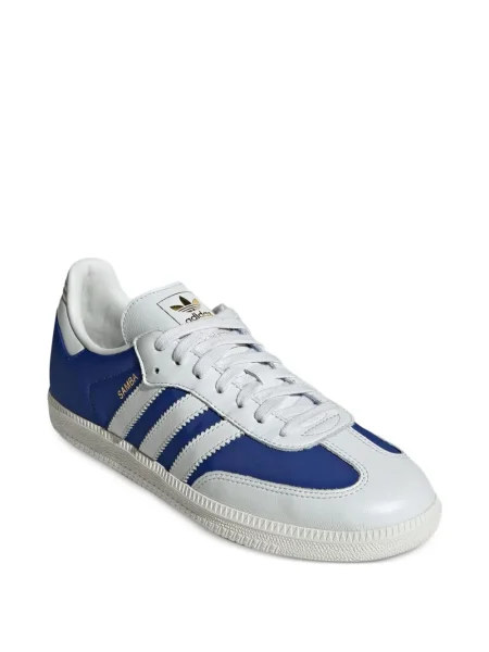 Sneakerși Adidas Samba cu dungi alb