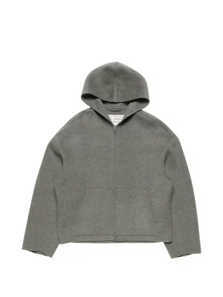 Geacă Acne Studios din cașmir gri
