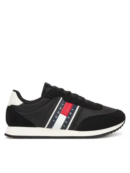 Superge Tommy Jeans Tjm Classic Runner črna
