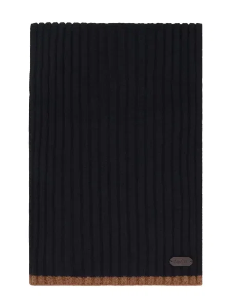 Fular Moorer tricotate negru