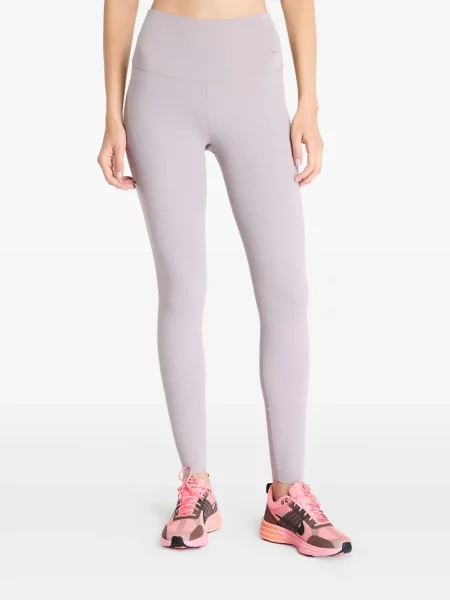 Top sport Nike din fleece plisat fără mâneci alb