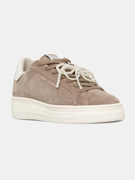 Crime London NEW ELEVATE sneakers pentru femei din piele întoarsă bej