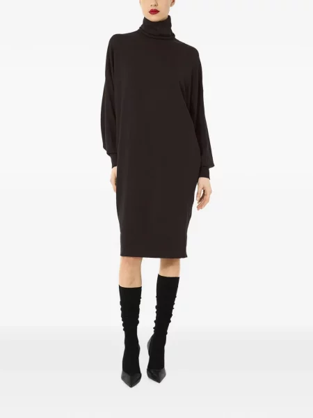 Rochie midi Wolford de lână maro