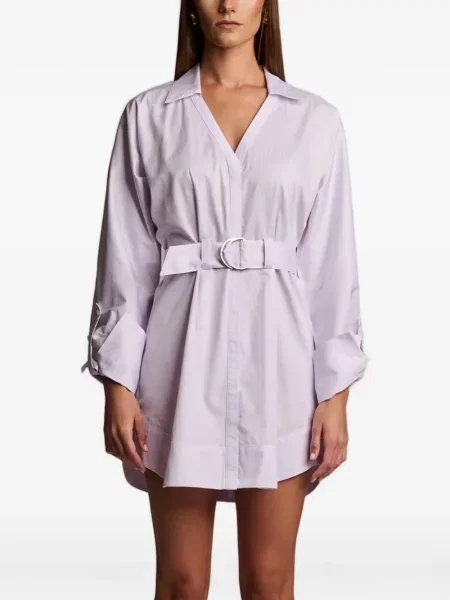 Rochie mini Hevron violet