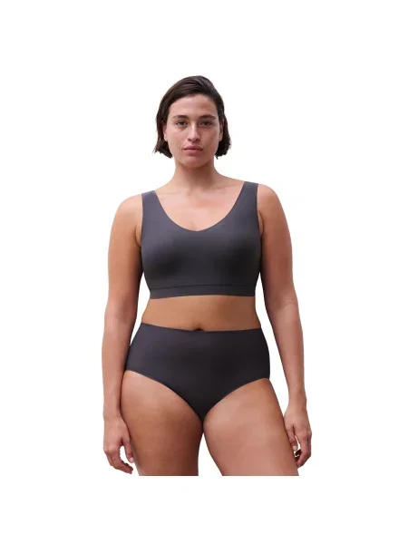 Chantelle Klasszikus magas derekú alsó Soft Stretch Szürke fekete