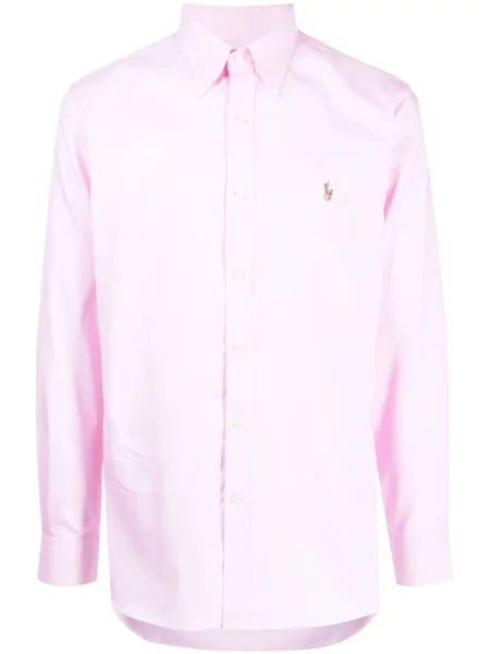Hímzett lenvászon ing Polo Ralph Lauren fehér