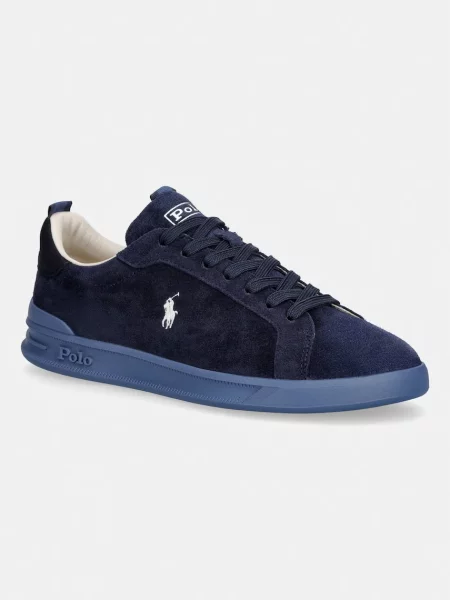 Polo Ralph Lauren Hrt Crt Rib sneakers pentru bărbați din piele gri