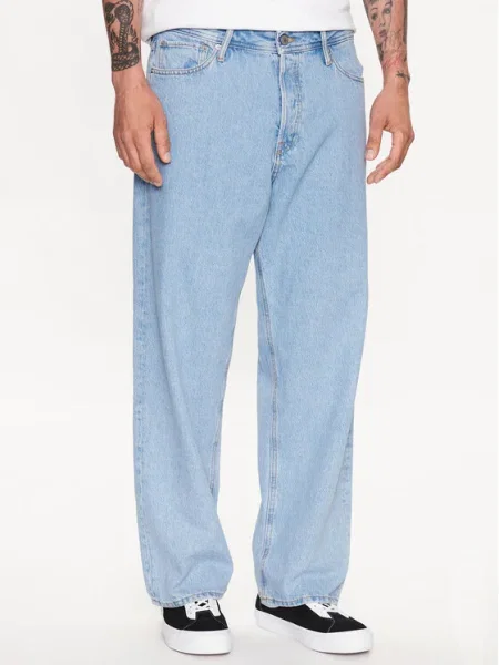 Jack&Jones Blugi Alex Baggy Fit albastru