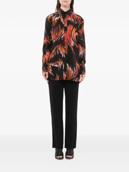 Cămașă Givenchy cu imagine negru