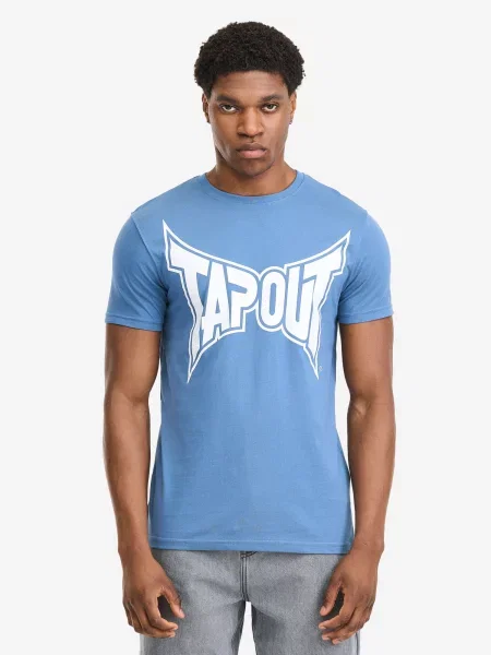 Tapout Tricou albastru deschis alb