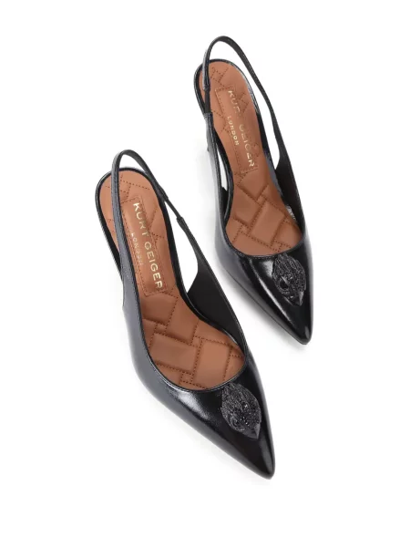 Papuci tip mules Kurt Geiger London negru