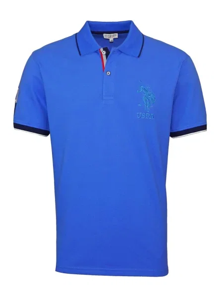 U.S. POLO ASSN. Majica Pros modra črna