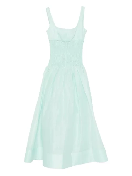 Rochie midi Self-portrait până la genunchi de costum verde