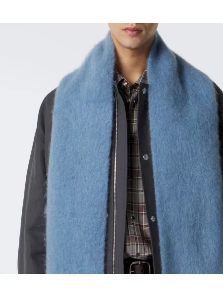 Μάλλινος κασκόλ Acne Studios μπλε