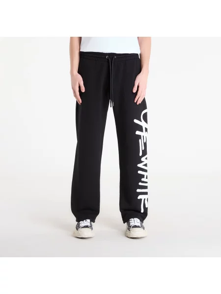 Velké kalhoty Off-white bílé