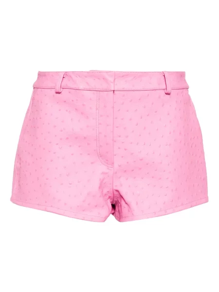 Pantaloni scurți Casablanca din piele roz