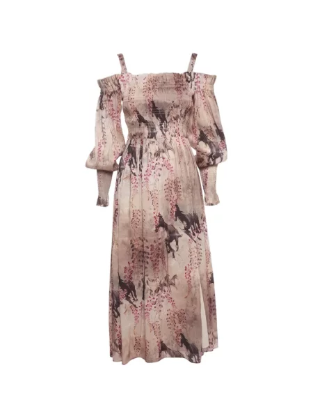 Rochie midi Allsaints cu model floral cu imagine