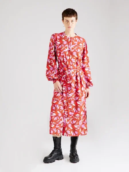 Moves Rochie tip bluză / lila / roșu bej