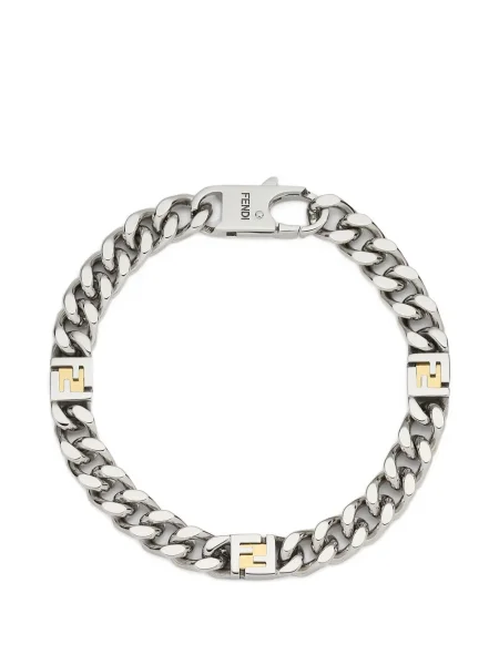Brăţară Fendi cu autograf argintiu