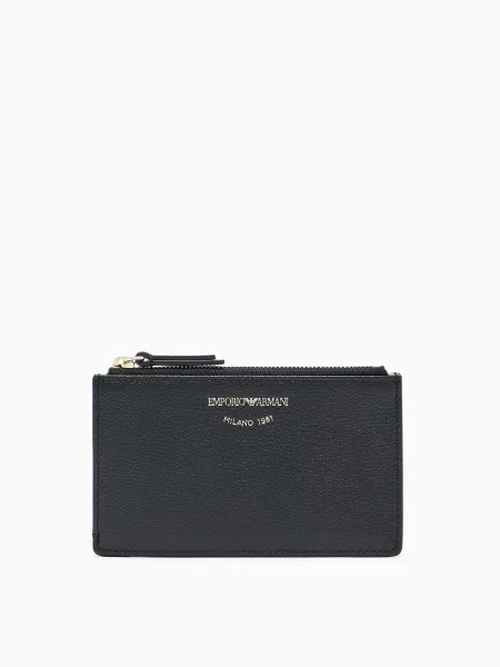 Emporio Armani Візитниця Шкіра чорний