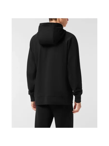 Bluza z kapturem Philipp Plein czarna