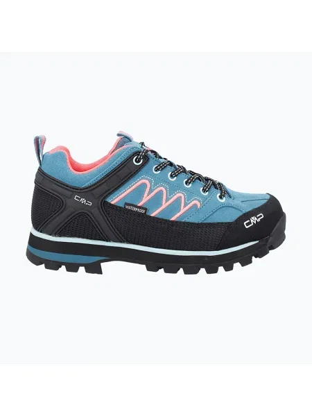 Női túrabakancs CMP Moon Low Wp teal/red fluo. Méret: 39 EU piros