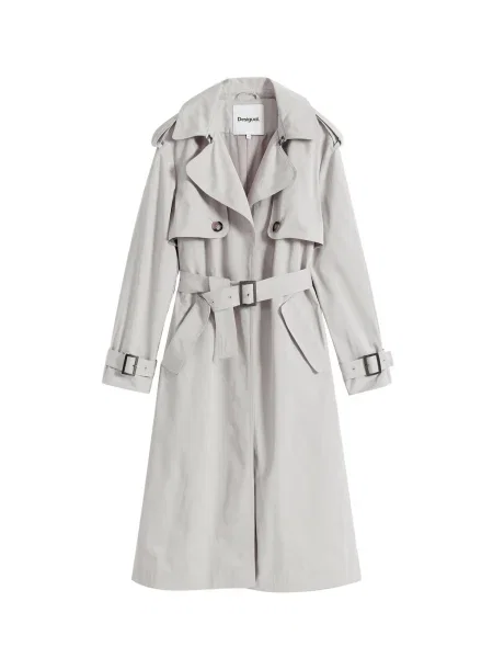 Desigual Palton de primăvară-toamnă maro