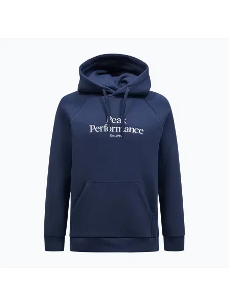 Мъжки суитшърт Peak Performance Original Hood blue shadow синьо