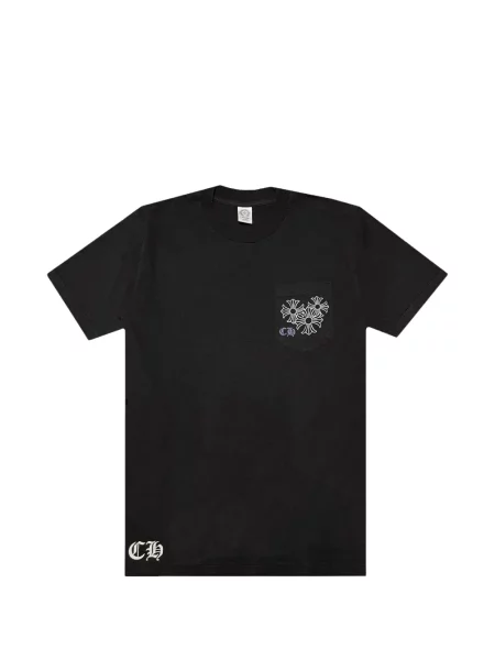 Tricou Chrome Hearts cu imagine cu motiv cu inimi negru