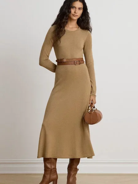 Lauren Ralph Lauren rochie din maro