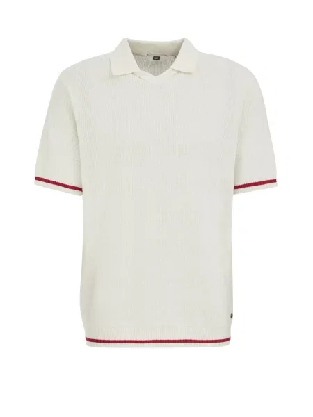 WE Fashion Tricou murdar alb