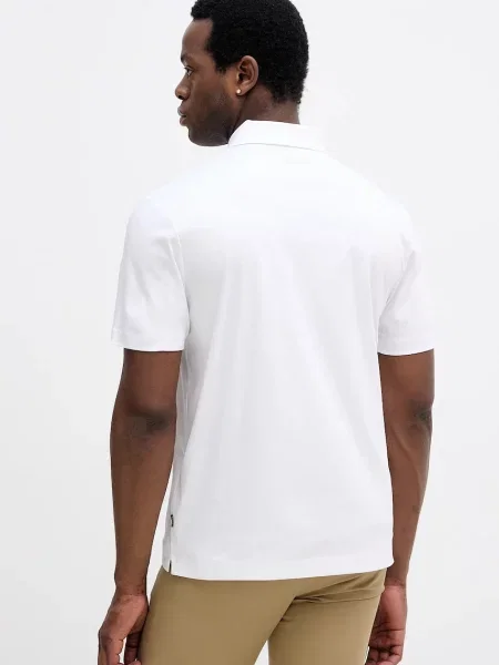 BOSS Tricou polo Parris alb