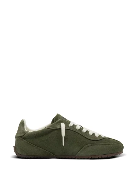 Sneakerși Axel Arigato cu șireturi din dantelă verde