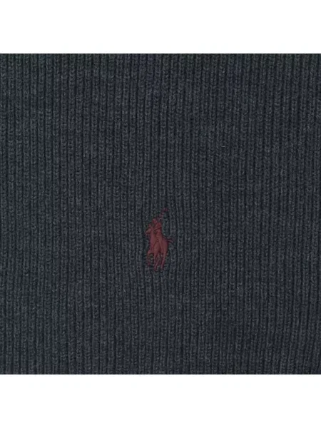 Szal Polo Ralph Lauren wełniana szara