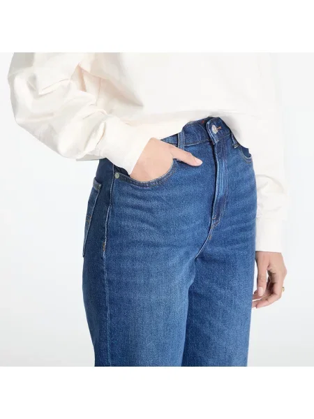 Spodnie Tommy Jeans Layla High Rise Slim Straight Jeans Denim granatowe
