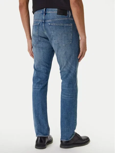 G-Star Raw Jeans hlače Mosa Straight Fit modra