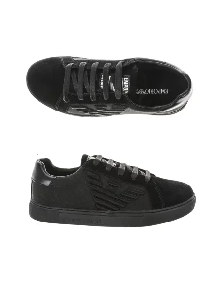 Sneakersy Emporio Armani czarne