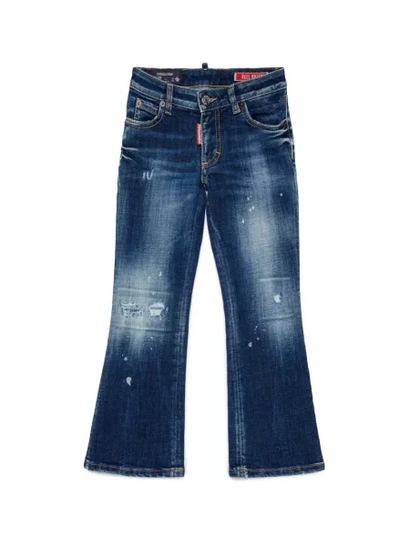 Jeansy dziecięce Dsquared2 niebieskie