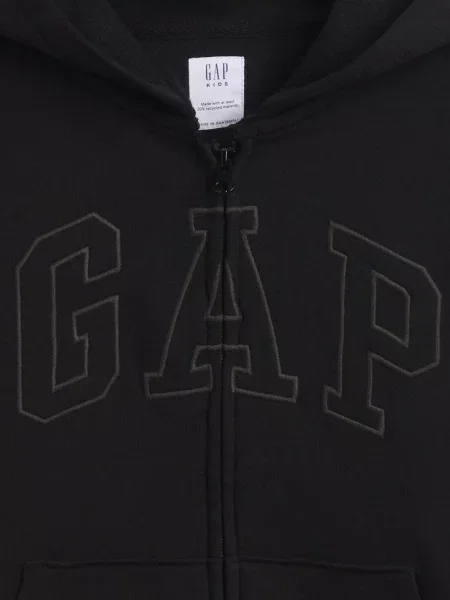 Gyerek melegítő felső Gap fekete