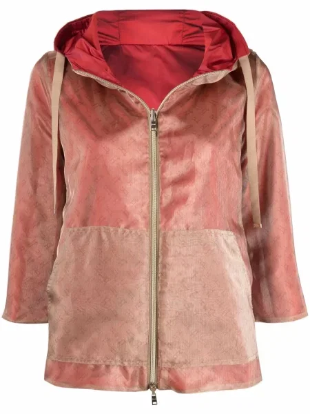 Welurowa bluza z kapturem Herno